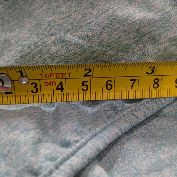 Danskin Women's Reverie Shorts Blue Ocean Heather, Size Small, Side Pockets - Picture 9 of 10